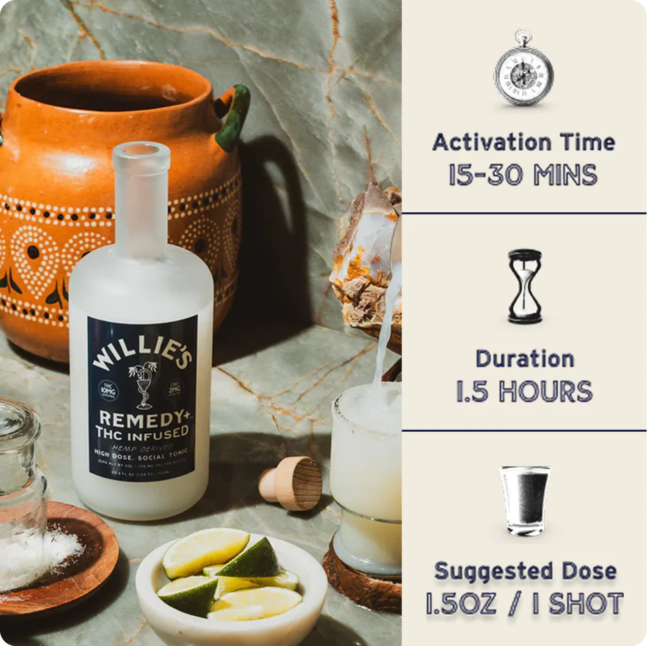 Willie's Remedy+ 10mg High Dose 750ml Bottle - Image 4