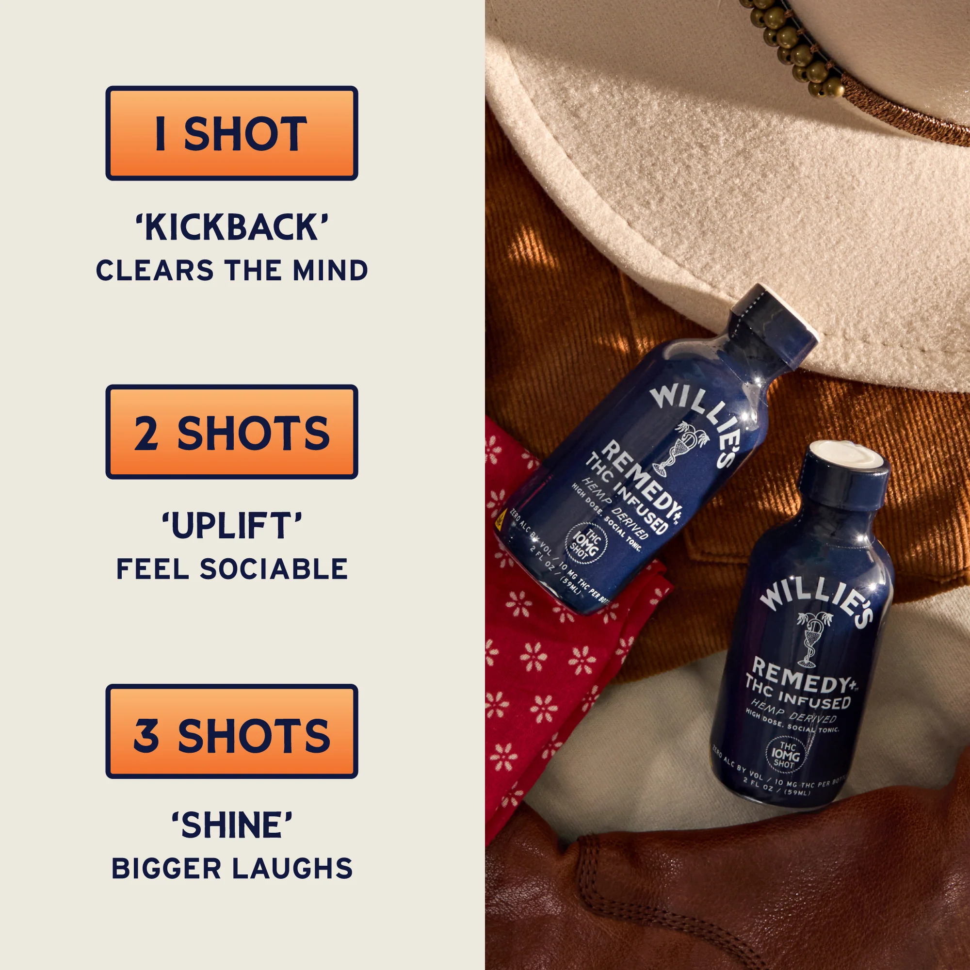 Willie's Remedy+ 10mg High Dose Shots - Image 5