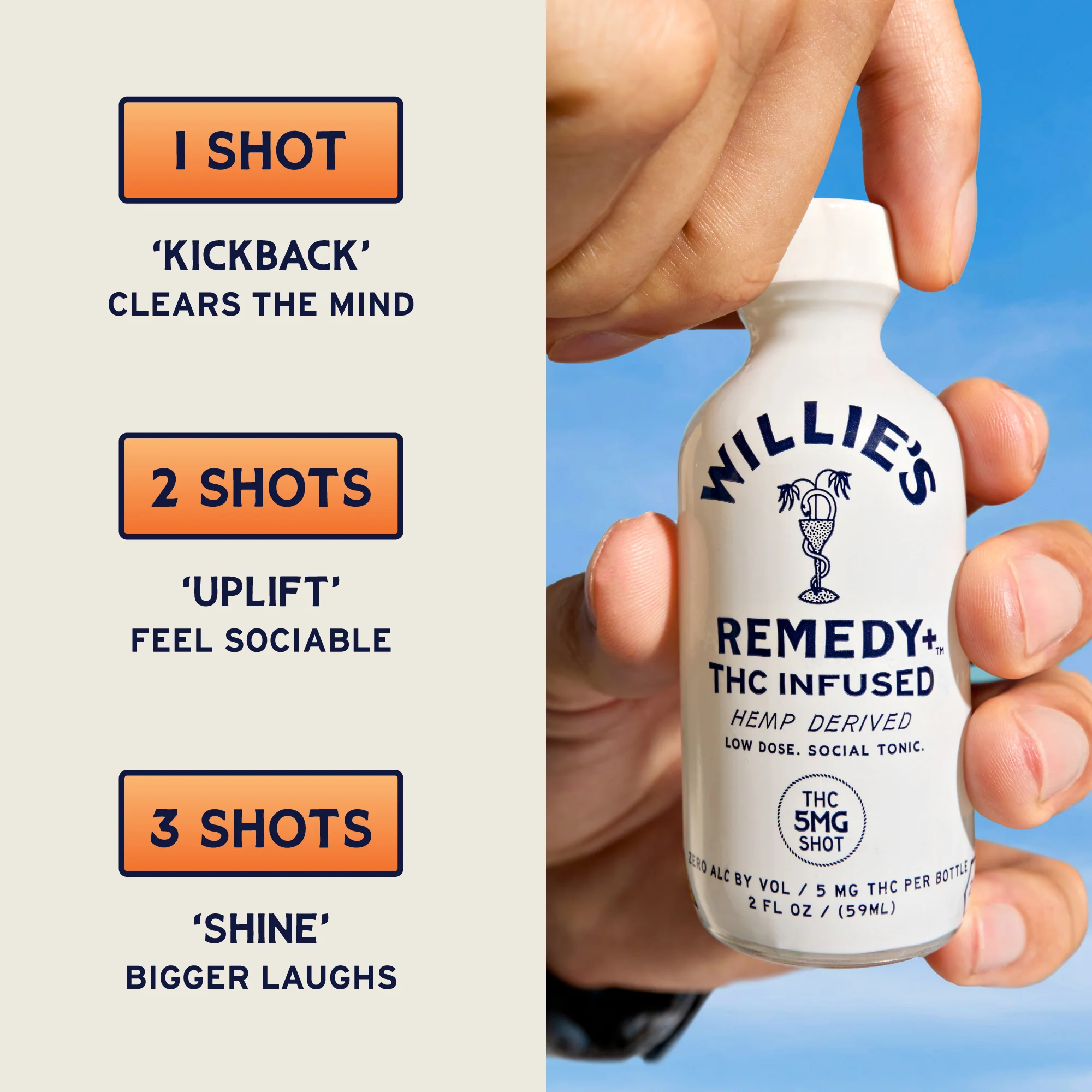 Willie's Remedy+ 5mg Low Dose Shots - Image 4